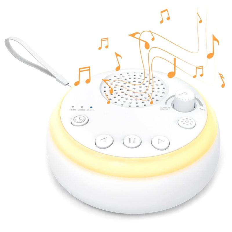 White Noise Machine Sleep - เครื่องช่วยการนอนหลับ CYGJ สำหรับเด็กทารกแรกเกิด, เสียงผ่อนคลาย 16 แบบ,