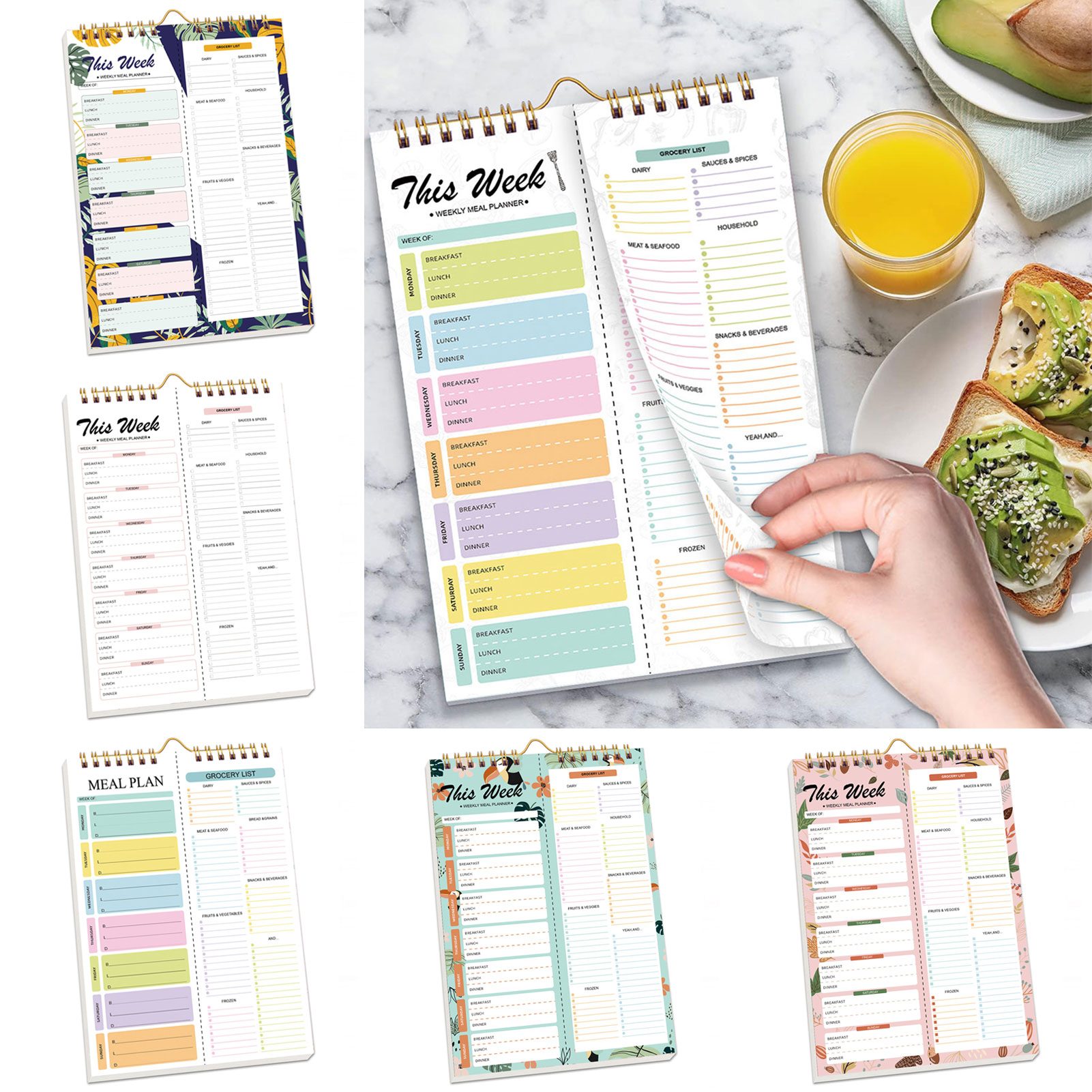 อาหารเช้าอาหารกลางวันอาหารค่ำว - Health Wellness Planner บทวิจารณ์และราคา