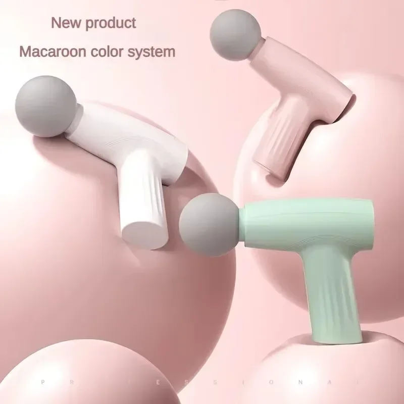 กล้ามเนื้อมินินวดสีชมพูปืนเนื้ - Massage Gun Deep Tissue บทวิจารณ์และราคา