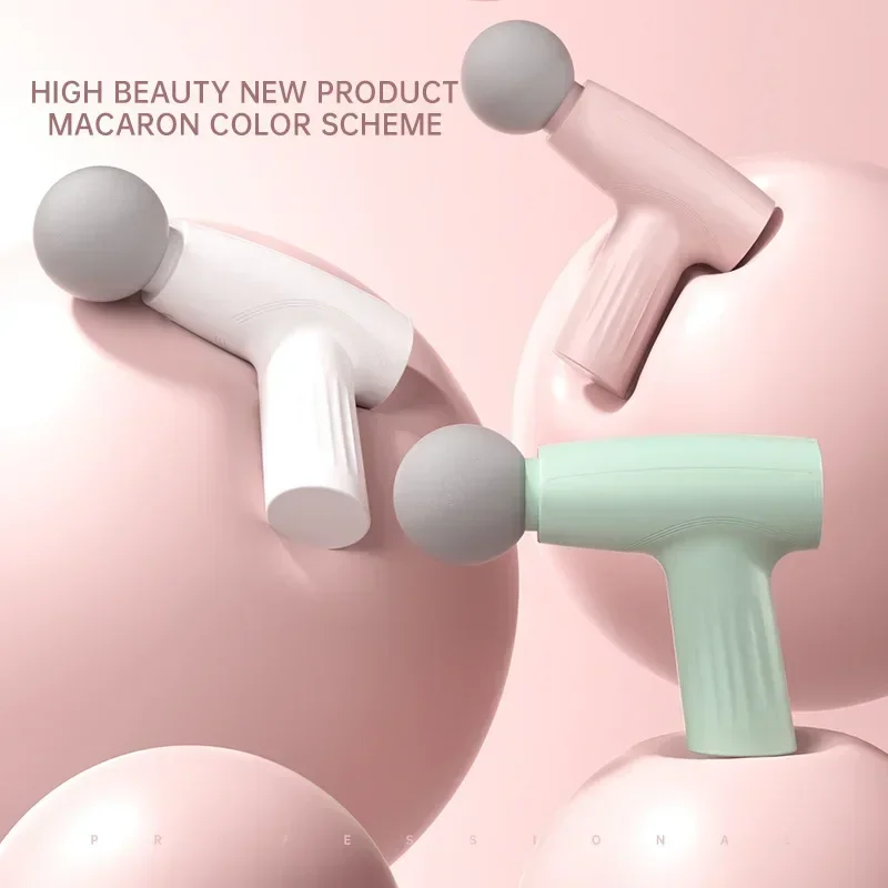 กล้ามเนื้อมินินวดสีชมพูปืนเนื้ - Massage Gun Deep Tissue บทวิจารณ์และราคา