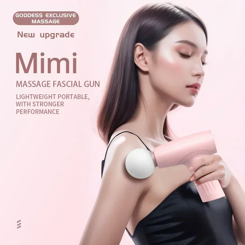 กล้ามเนื้อมินินวดสีชมพูปืนเนื้ - Massage Gun Deep Tissue บทวิจารณ์และราคา