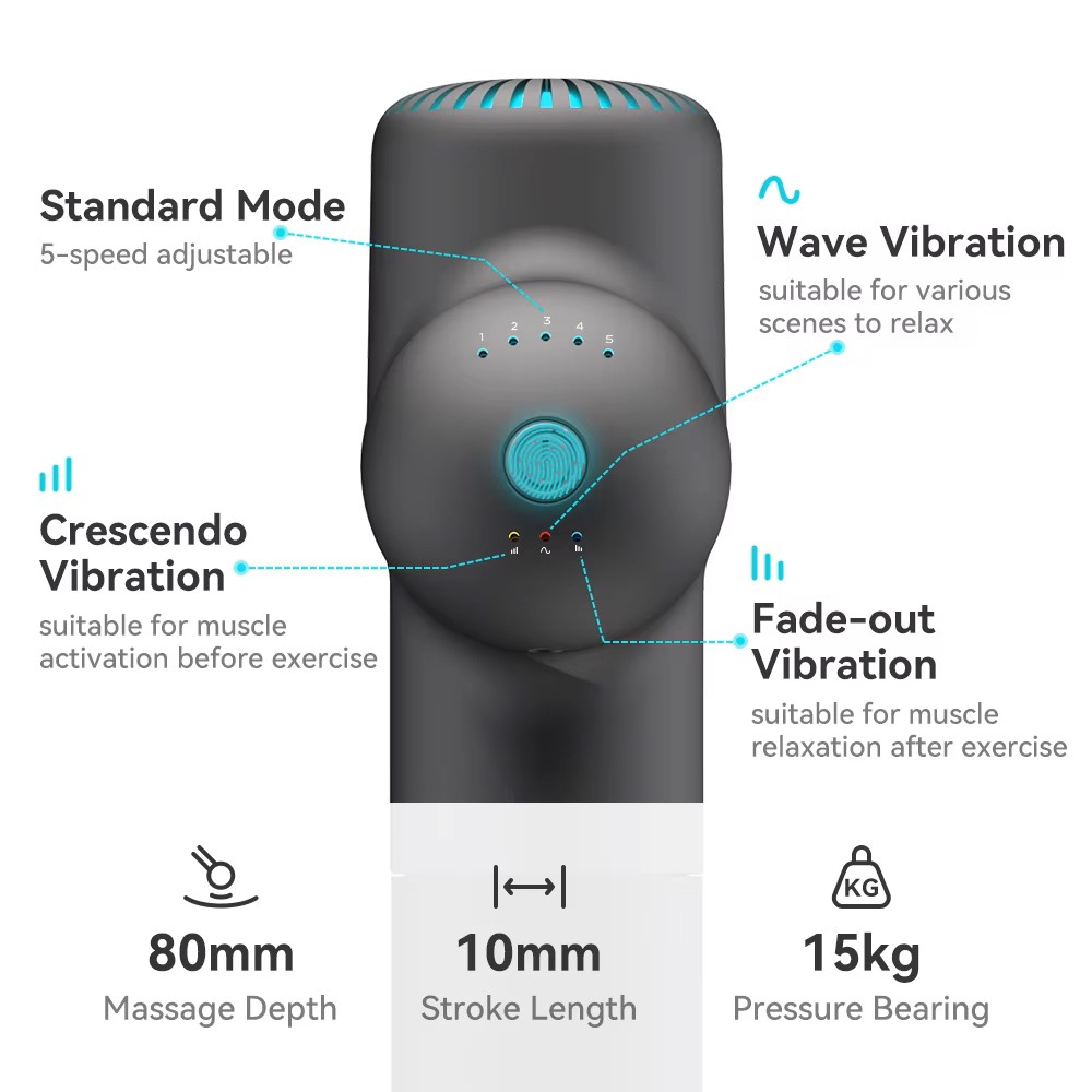 Booster นวดปืนเครื่องนวดคอไฟฟ้ - Massage Gun Deep Tissue บทวิจารณ์และราคา