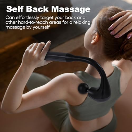 ปืนนวดรูปตัวยูพร้อมด้ามจับยาวเ - Massage Gun Deep Tissue บทวิจารณ์และราคา