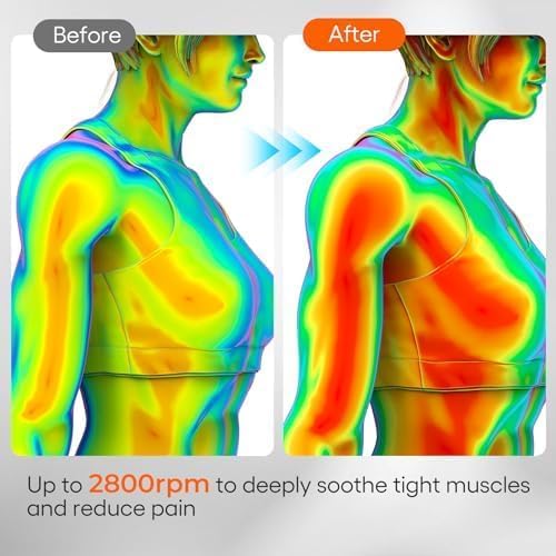 ปืนนวดรูปตัวยูพร้อมด้ามจับยาวเ - Massage Gun Deep Tissue บทวิจารณ์และราคา