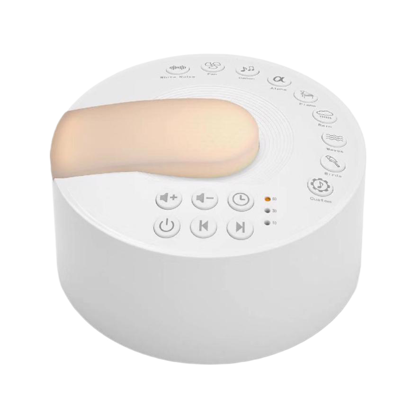 เครื่องเสียงสีขาวแบบชาร์จไฟได้ - White Noise Machine Sleep บทวิจารณ์และราคา