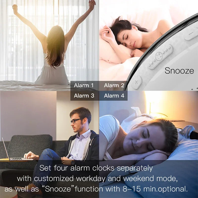 WiFi Tuya Smart Life Wake Up L - White Noise Machine Sleep บทวิจารณ์และราคา