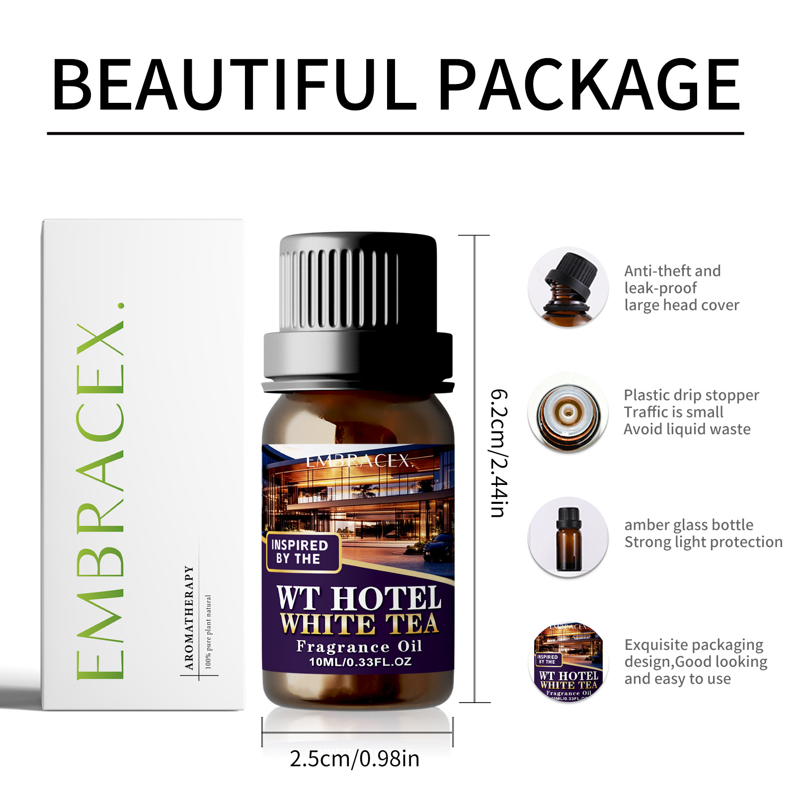 น้ำมันหอมระเหยชาขาวโรงแรม 10 ม - Aromatherapy Diffuser บทวิจารณ์และราคา
