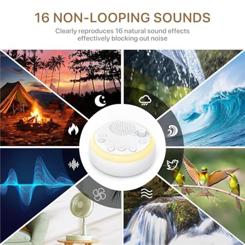 เครื่องช่วยการนอนหลับ CYGJ สำห - White Noise Machine Sleep บทวิจารณ์และราคา