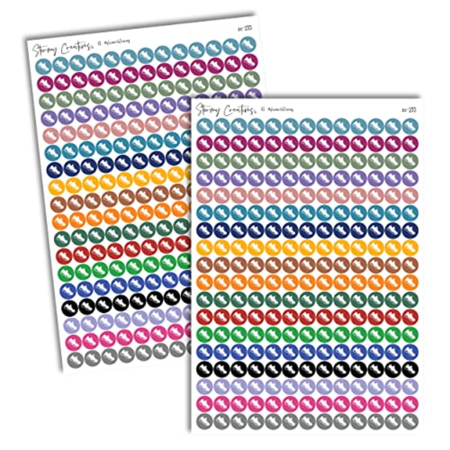 สติกเกอร์ตกแต่งรูปไอคอนรองเท้า - Health Wellness Planner บทวิจารณ์และราคา