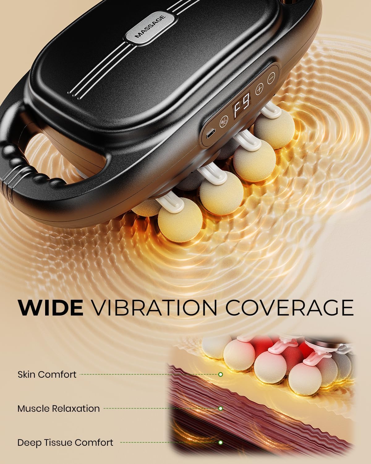 ปืนนวด 16 หัว สำหรับนวดเนื้อเย - Massage Gun Deep Tissue บทวิจารณ์และราคา