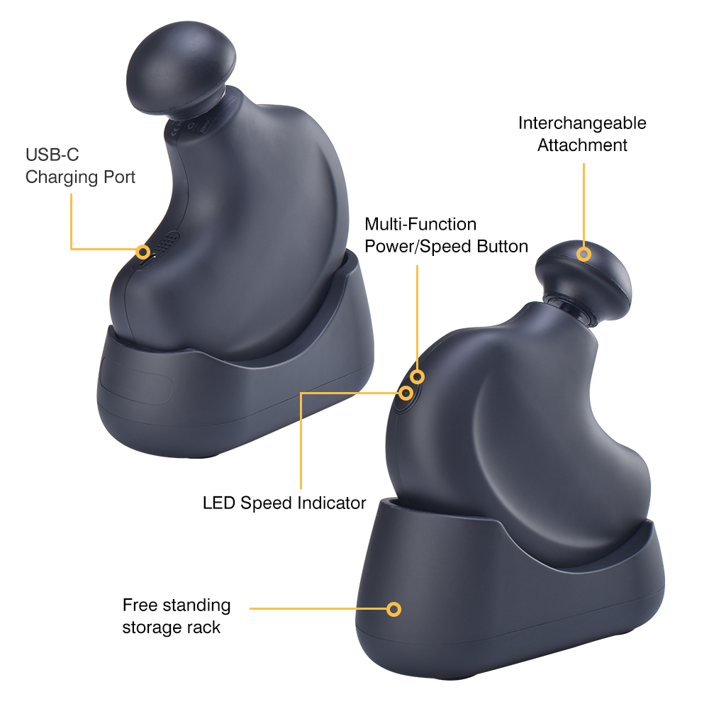 ปืนนวดกล้ามเนื้อแบบพกพา RTS คุ - Massage Gun Deep Tissue บทวิจารณ์และราคา