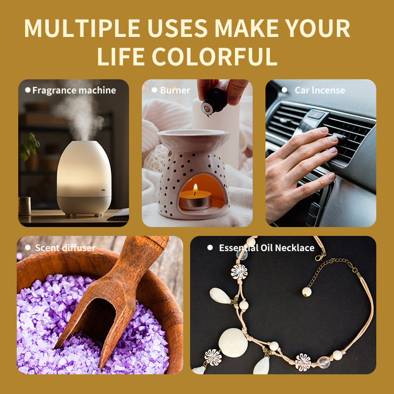 3/5/6pcs 10ml น้ํามันหอมระเหยช - Aromatherapy Diffuser บทวิจารณ์และราคา