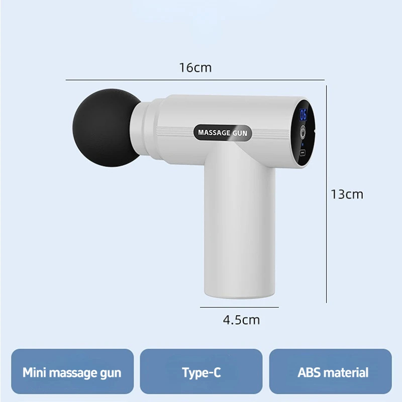 USB Mini นวดปืน Fascia เครื่อง - Massage Gun Deep Tissue บทวิจารณ์และราคา