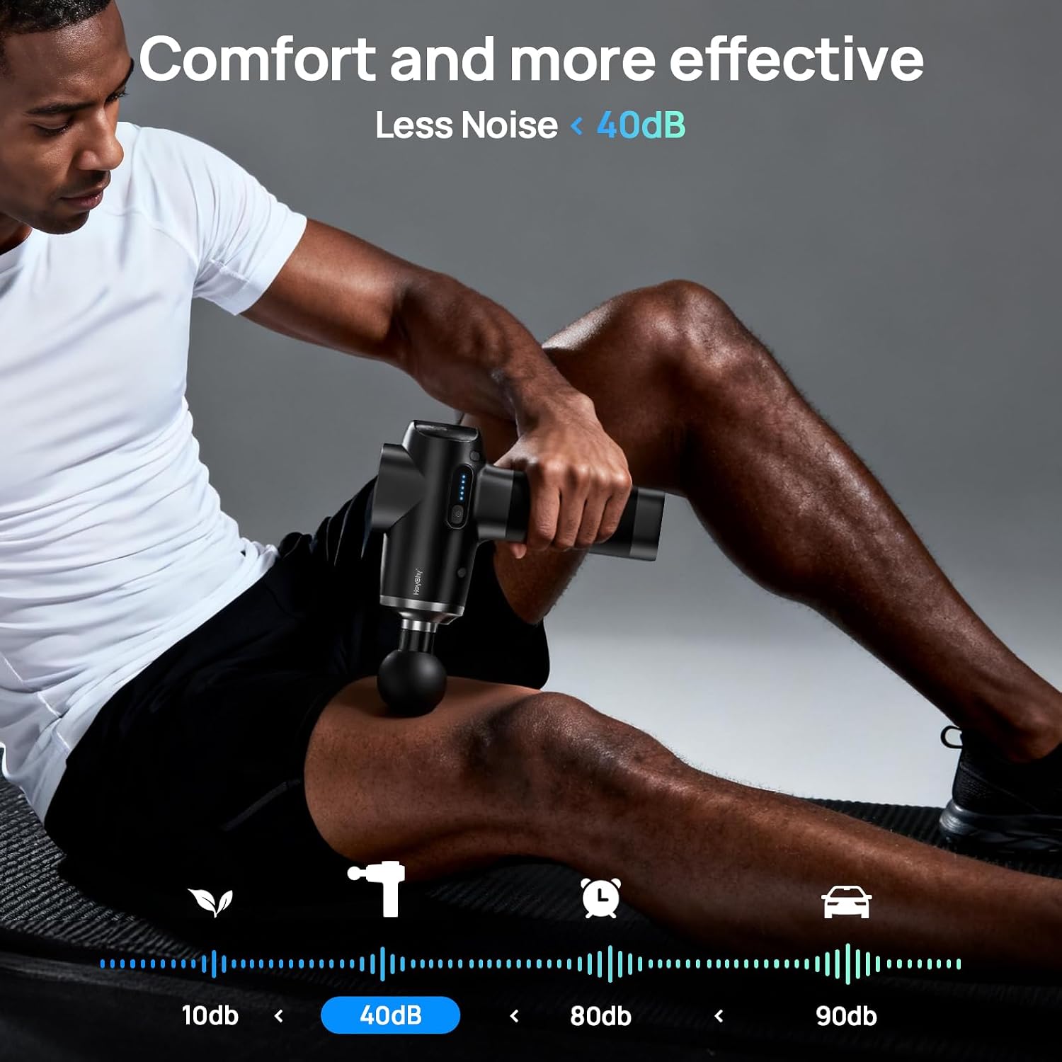 ปืนนวดกระแทกเนื้อเยื่อส่วนลึก  - Massage Gun Deep Tissue บทวิจารณ์และราคา