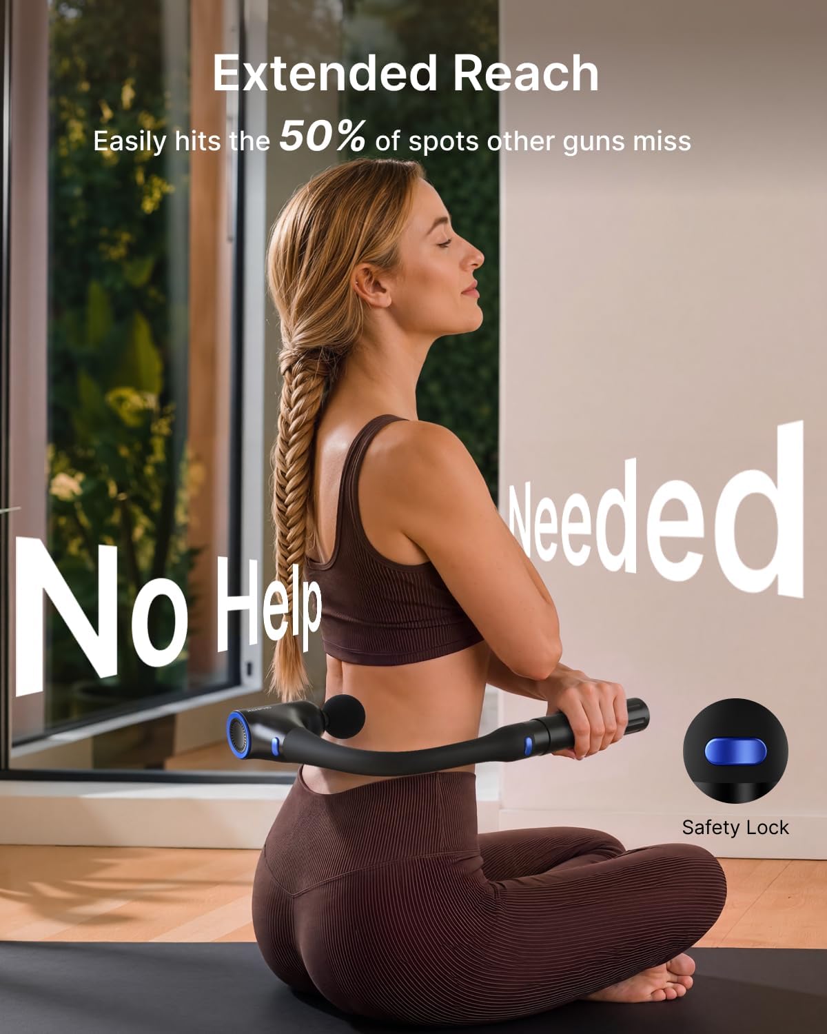 ปืนนวด 4-in-1 พร้อมด้ามต่อขยาย - Massage Gun Deep Tissue บทวิจารณ์และราคา