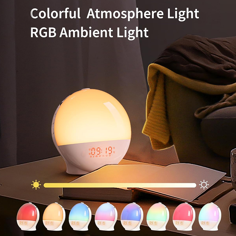 นาฬิกาปลุกไฟปลุกพร้อมพระอาทิตย - White Noise Machine Sleep บทวิจารณ์และราคา