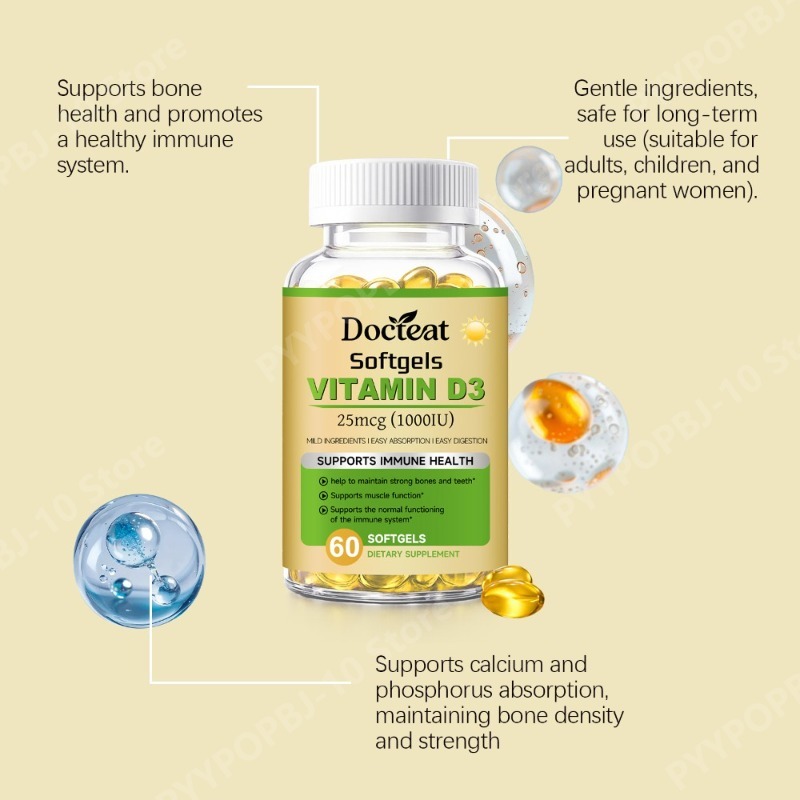 ด็อกทีท วิตามินดี3 ซอฟท์เจล 25 - Health Wellness Vitamins บทวิจารณ์และราคา