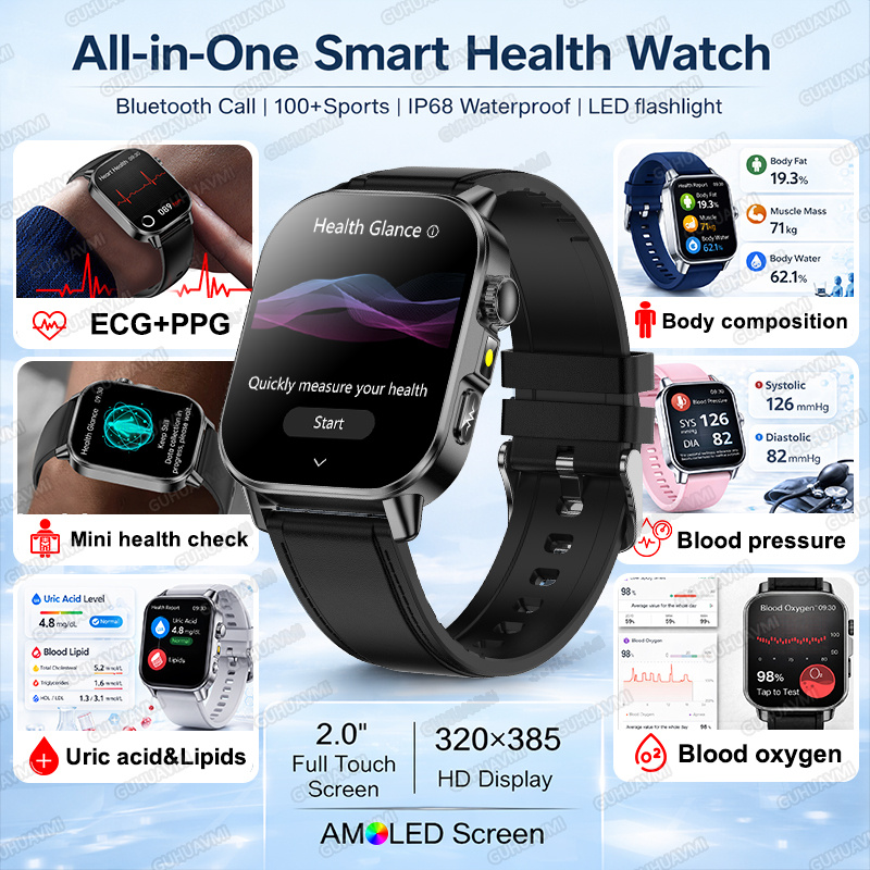 นาฬิกาอัจฉริยะ 2026 Ultra AI W - Health Wellness Definition บทวิจารณ์และราคา